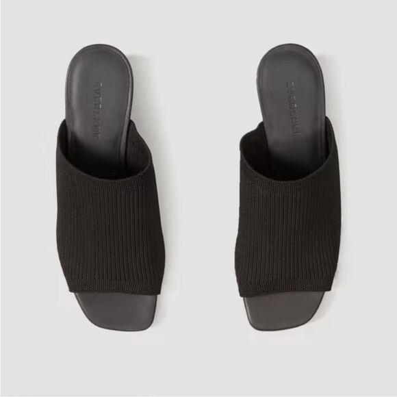 New Everlane The Glove Mule in ReKnit Black Size 11 - Picture 1 of 12